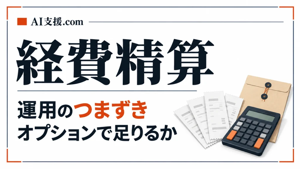 経費精算システムの導入が失敗する4つの型｜楽楽精算のオプションで足りる範囲