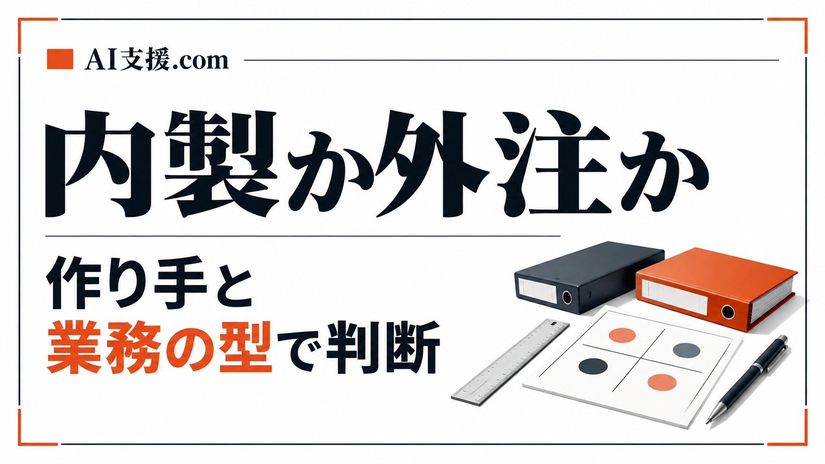 Power Apps・AppSheetで内製するか、AI駆動開発で外注するか — 4象限で決める進め方